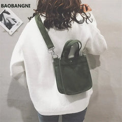 Canvas Zipper Shoulder Bag Small Handbag Eco Crossbody Bag Vintage Purse