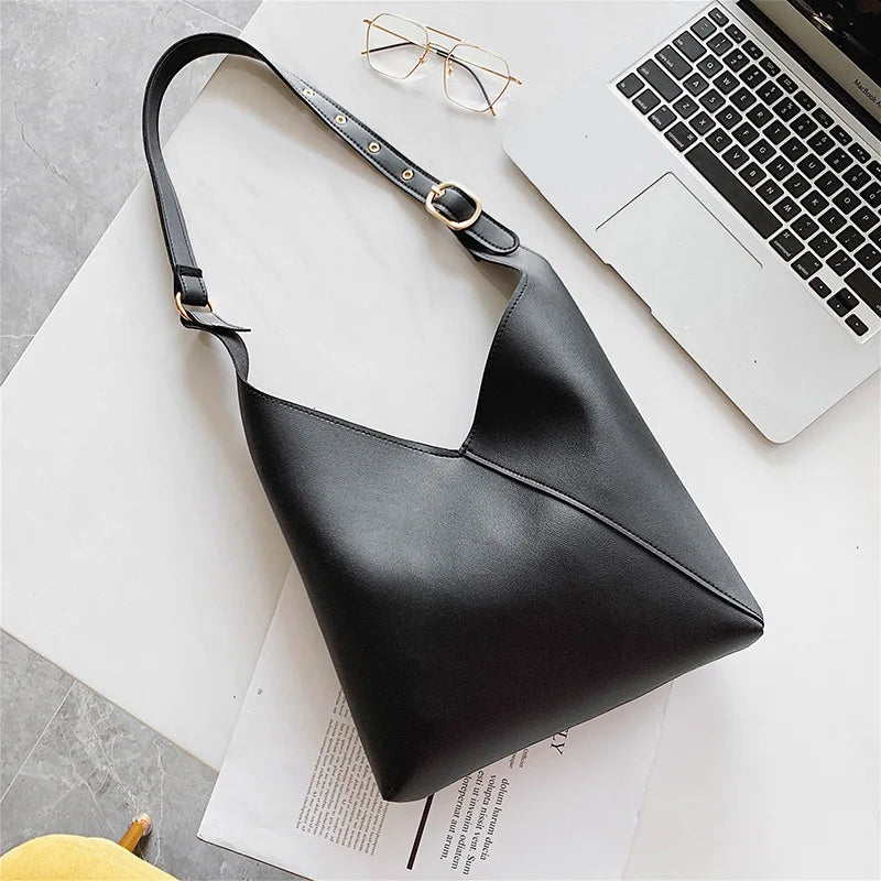 Women Casual Shoulder Bags Patchwork Ladies Daily Messenger Large Capacity Bolsa