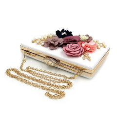 Floral Party Clutch Bag Wedding Evening Handbags