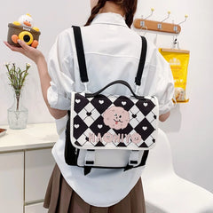 Women Shoulder Bag Daypack Travel Rucksack Nylon Backpack Purse