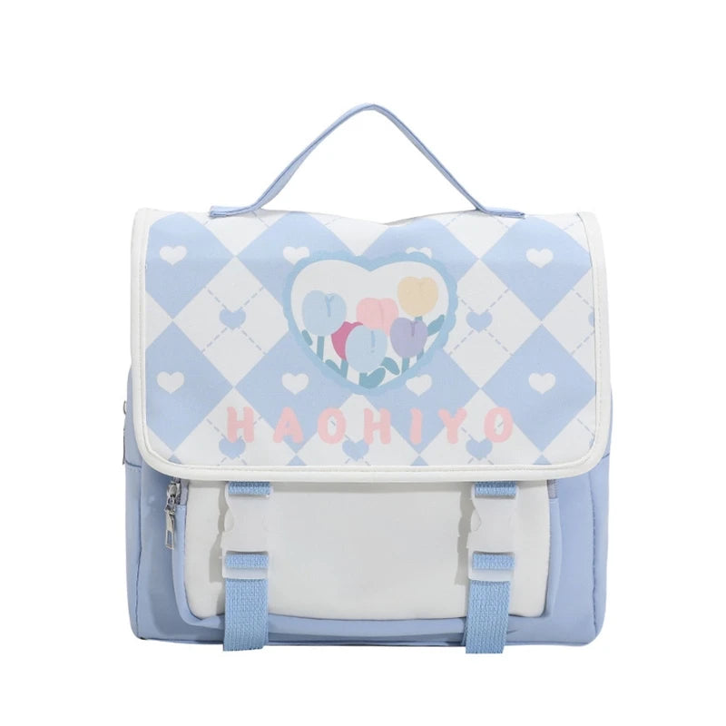 Women Shoulder Bag Daypack Travel Rucksack Nylon Backpack Purse
