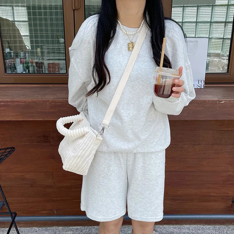 Women Corduroy Canvas Shoulder Bag Eco Cloth Handbag Tote Grocery Reusable