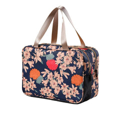Women Cosmetic Bag Portable Travel Toiletry Wash Bag Waterproof Double-layer
