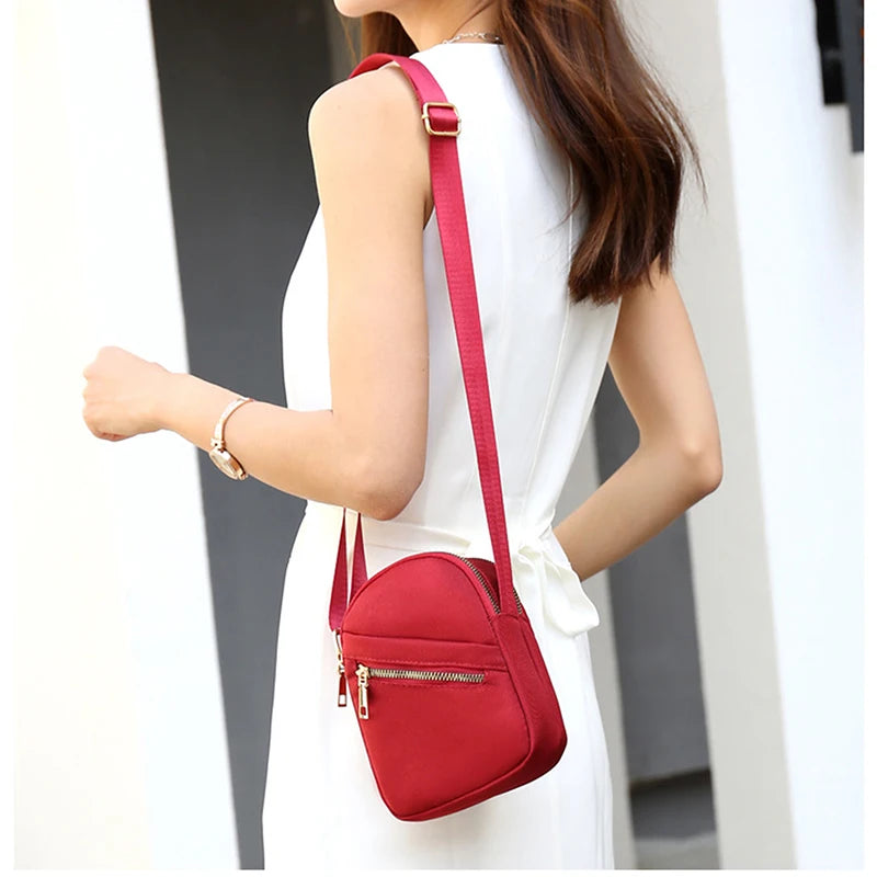 Lightweight Small Oxford Crossbody Bag for Women