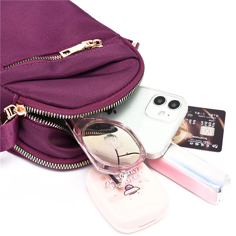 Lightweight Small Oxford Crossbody Bag for Women