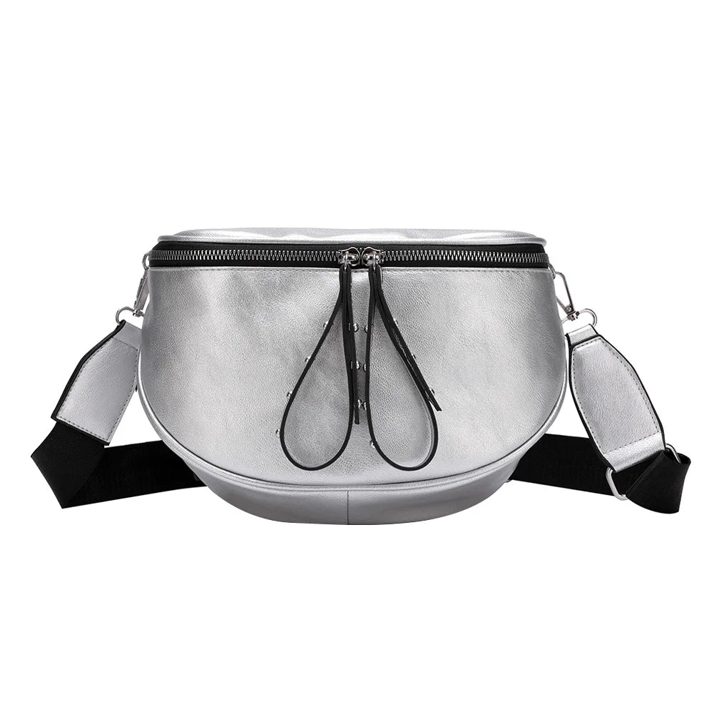 Women Crossbody Shoulder Bags Soft PU Leather Shell Messenger Handbags