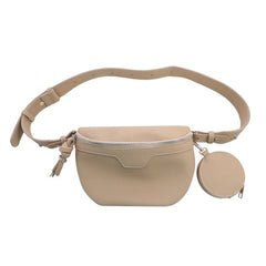 Women Crossbody Waist Bag Shoulder Bags PU Leather Belt Bags Female