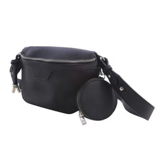 Women Crossbody Waist Bag Shoulder Bags PU Leather Belt Bags Female