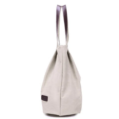 Vintage Canvas Shoulder Bag Large Capacity Handbag Casual Shopping Tote