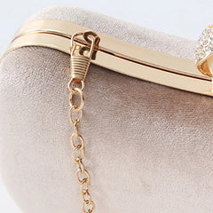 Velvet Clutch Evening Shoulder Bag for Women