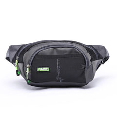 Durable Waist Bag with 4 Zipper Pockets for Travel
