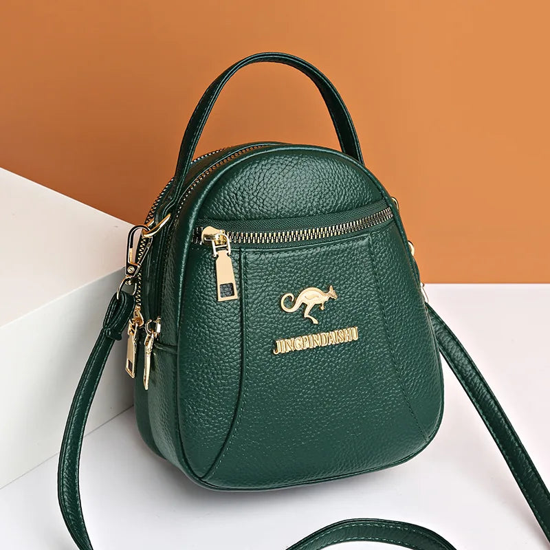 Mini Crossbody Satchel Messenger Handbag Soft Phone Purse Clutch