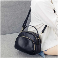 Women Bag Multi-layer PU Soft Leather Small Shoulder Messenger Crossbody Bag