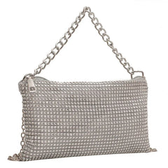 Rhinestone Shoulder Chain Messenger Bag for Women