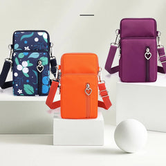 Women Shoulder Bag Mini Sweet Universal Phone Wild Wallet Fancy Pouch