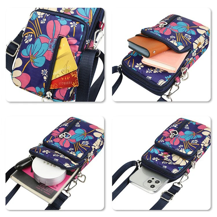 Women Shoulder Bag Mini Sweet Universal Phone Wild Wallet Fancy Pouch