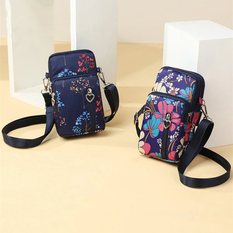 Women Shoulder Bag Mini Sweet Universal Phone Wild Wallet Fancy Pouch