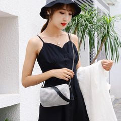 Glittering Chain Shoulder Messenger Bag Women Crossbody Handbag