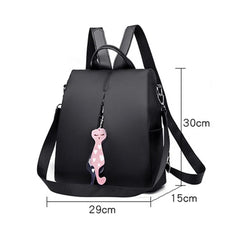 Women's Oxford Cloth Small Backpack Shoulder Bag