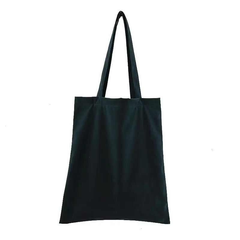 Flannel Shoulder Bag Eco Friendly Shopping Handbags