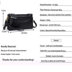 Soft Leather Flap Bag for Women Shoulder Crossbody Mini Clutch Bag