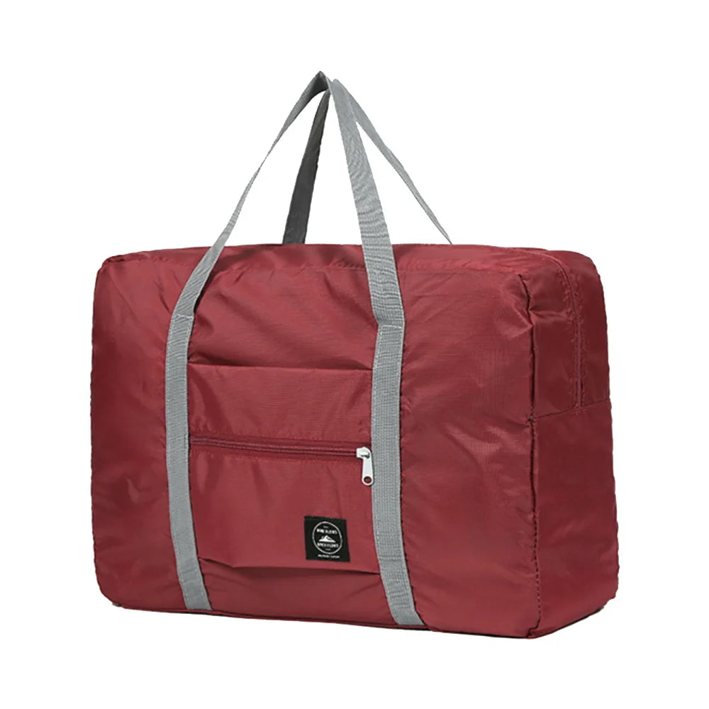 Women Foldable Gym Bag Travel Print Lady Training Handbag Yoga Sport Portable