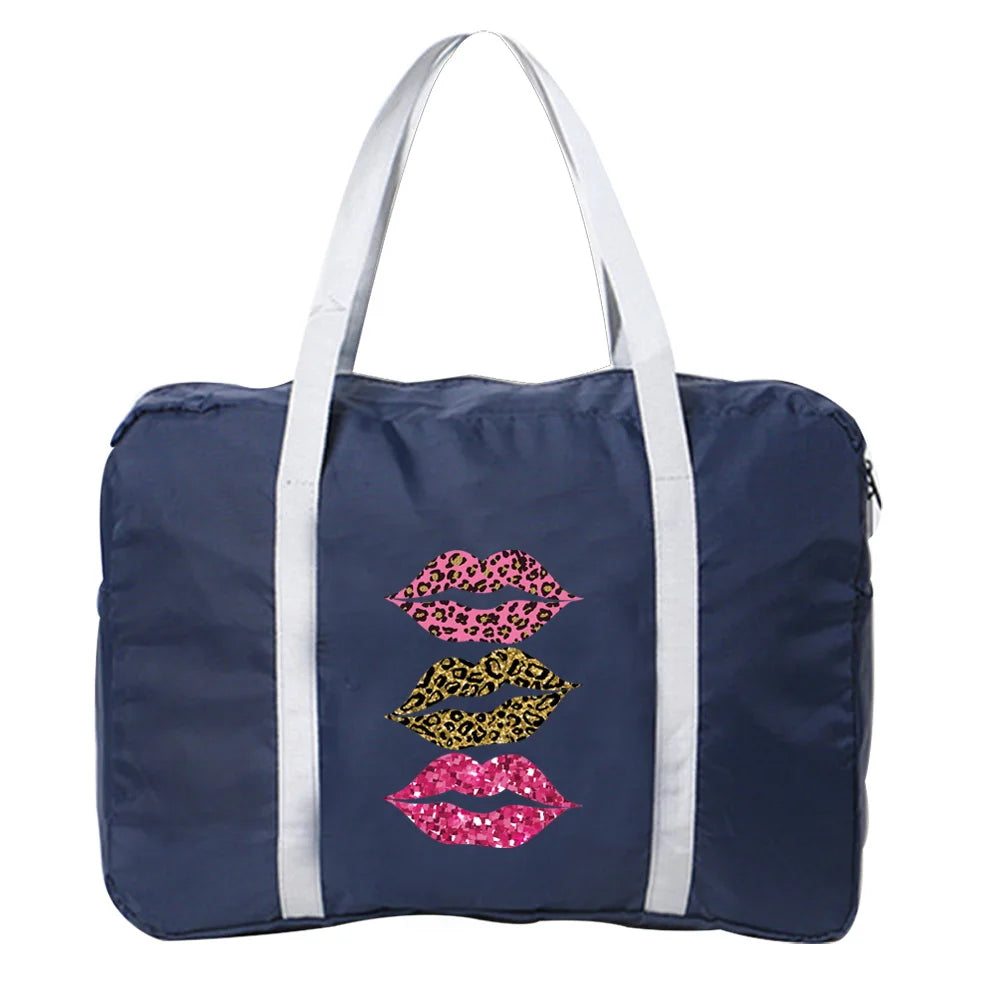 Women Foldable Travel Bag Outdoor Luggage Clothing Storage Accessories Bags
