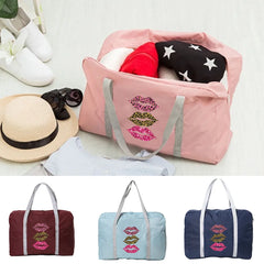 Women Foldable Travel Bag Outdoor Luggage Clothing Storage Accessories Bags