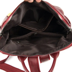Women Leather Backpacks Ladies Travel Bag Business Laptop Backpack Female