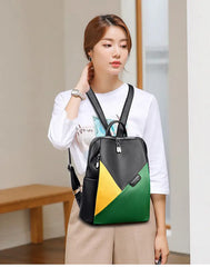 Women Leather Backpacks Ladies Travel Bag Business Laptop Backpack Female