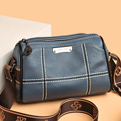 3-Layer Leather Handbag Crossbody Shoulder Bag