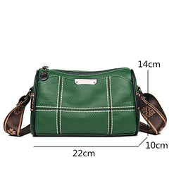 3-Layer Leather Handbag Crossbody Shoulder Bag