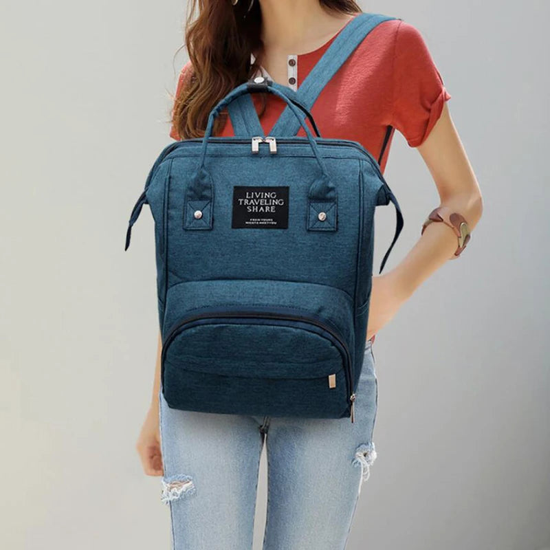 Women Girl Backpack Rucksack Satchel Laptop Shoulder School Bag Satchel Nylon