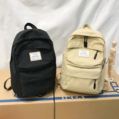Women Canvas Backpack Large Capacity Bookbag Laptop Daypack Travel School Bag