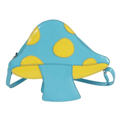 Mushroom Shape PU Leather Crossbody Bag Adjustable Strap Shoulder Handbag