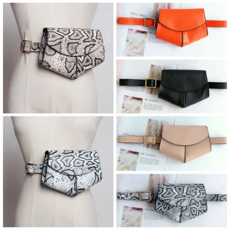 Women Waist Bag Fanny Pack Belt Chest Pouch Travel Money Purse