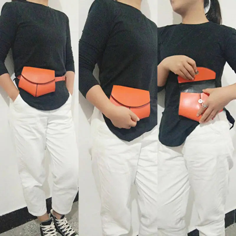 Women Waist Bag Fanny Pack Belt Chest Pouch Travel Money Purse