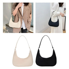 Nylon Shoulder Bag Beach Tote Shopping Bag Schoolbag Wallet