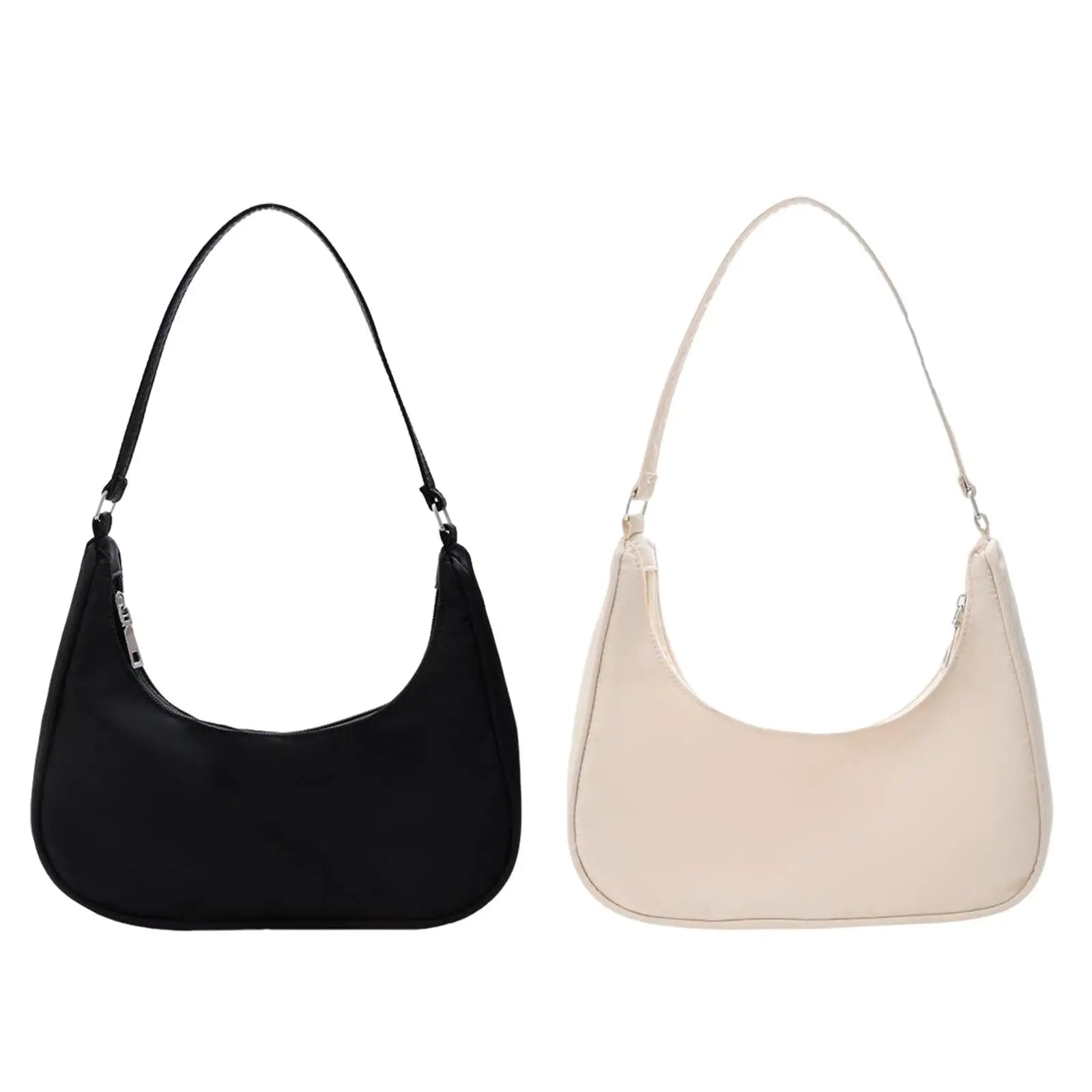 Nylon Shoulder Bag Beach Tote Shopping Bag Schoolbag Wallet