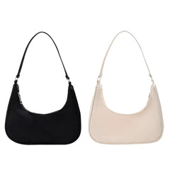 Nylon Shoulder Bag Beach Tote Shopping Bag Schoolbag Wallet