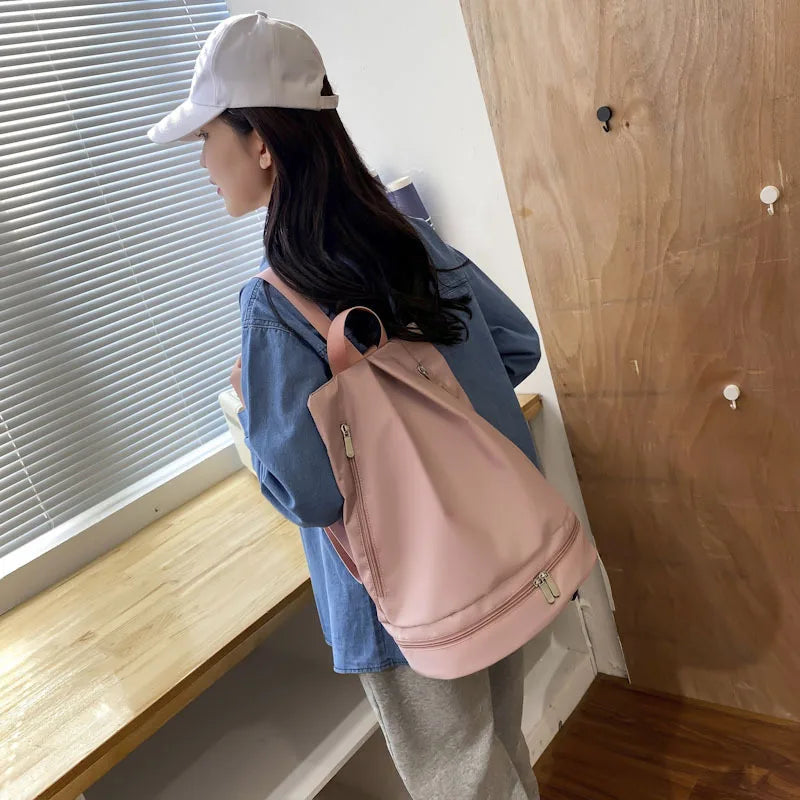Women Gym Backpack Fitness Bag Travel Rucksack Waterproof Dry And Wet Backpack