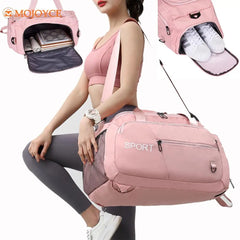 Large Capacity Waterproof Gym Bag Travel Duffle Yoga Fitness Shoulder Bag