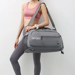 Large Capacity Waterproof Gym Bag Travel Duffle Yoga Fitness Shoulder Bag