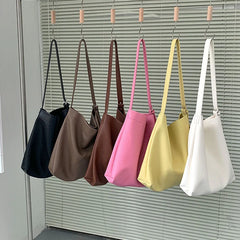 Large Capacity Women's Shoulder Bag PU Leather Crossbody Bag
