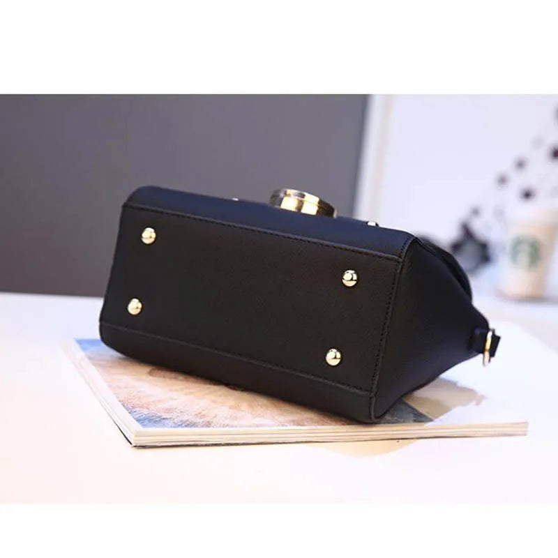 Women Shoulder Bags Totes Messenger Bag Lock Red Hand Bags
