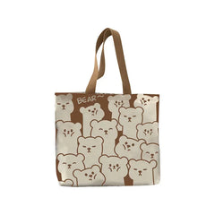 Canvas Shoulder Bag College Students Shopping Handbag