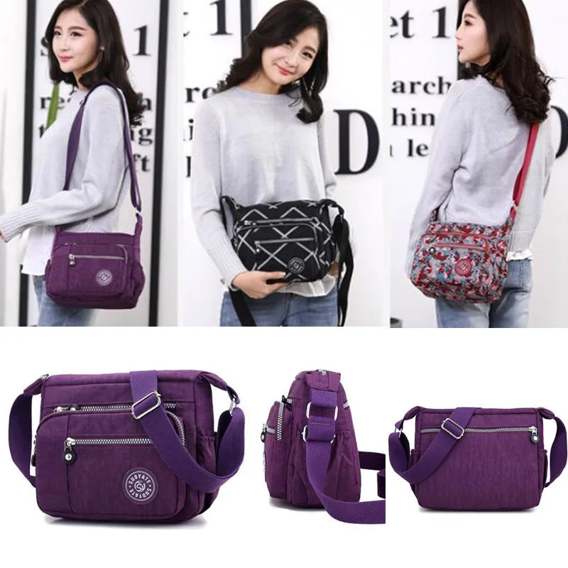 Waterproof Cloth Women's Messenger Bag Shoulder Bag