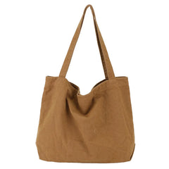 Canvas Shoulder Bags Reusable Large Capacity Shopping Bag Casual Bolsas Feminina