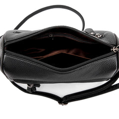 Cowhide Leather Women Shoulder Bag High Capacity Handbag