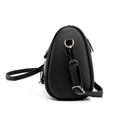 Cowhide Leather Women Shoulder Bag High Capacity Handbag